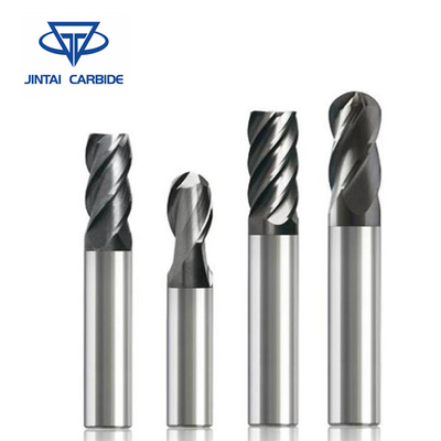 Freze için Katı Tungsten Karbür 2/4/6 Flüt End Mill Kesici / Yönlendirici Bit Tedarikçi